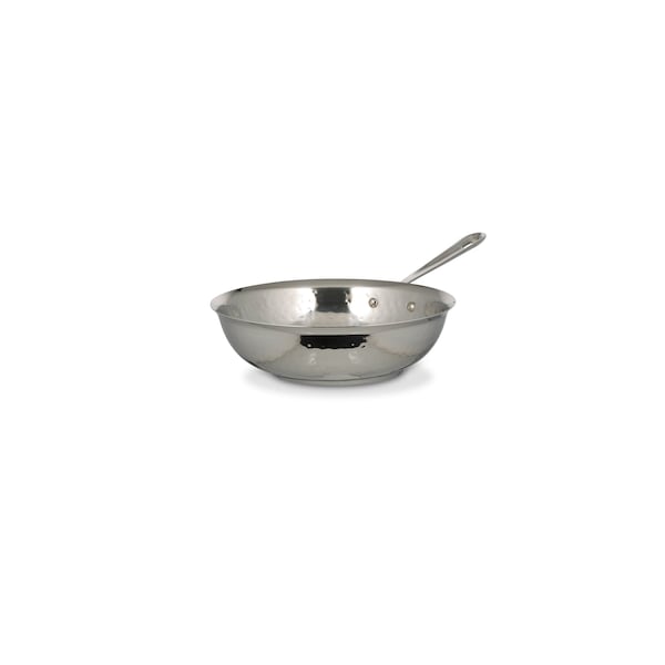 Bon Chef Cucina Stir Fry Pan, Hammered Finish, Ind Btm, 10 3/8"Dia X 3", 7 3/4" Long Hndl, 2 1/2" Qt 60005HF - main
